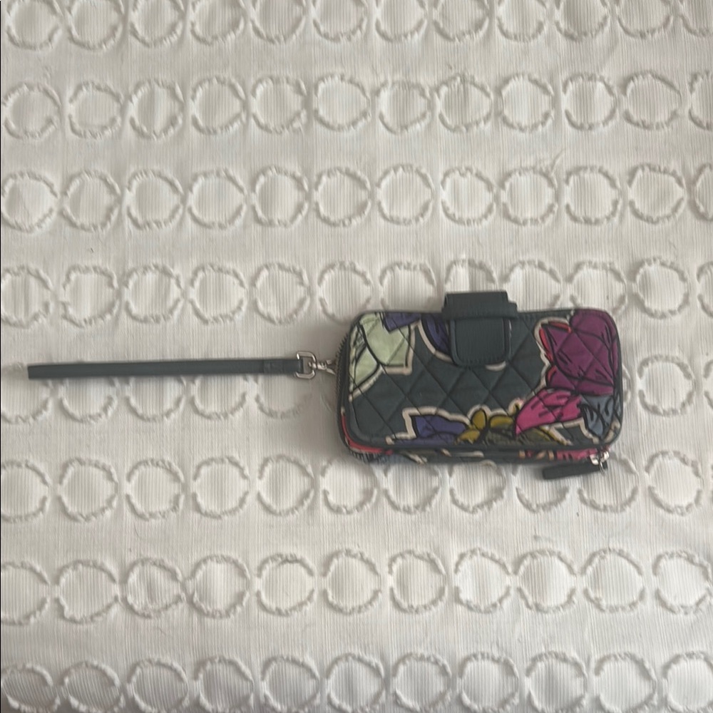 Vera Bradley Floral Quilted Phone Wristlet
